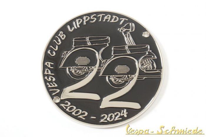 Plakette "22 Jahre Vespa Club Lippstadt" - 50 Stk. weltweit